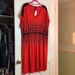 NWT Lane Bryant dot dress
